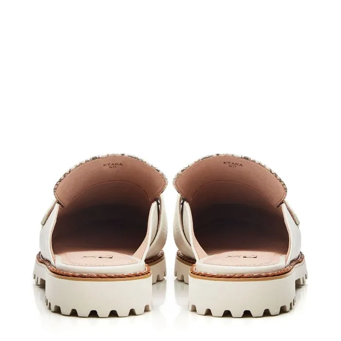Women Moda In Pelle Brogues And Loafers Etana Off White Leather Women Moda In Pelle Brogues And Loafers Etana Off White Leather