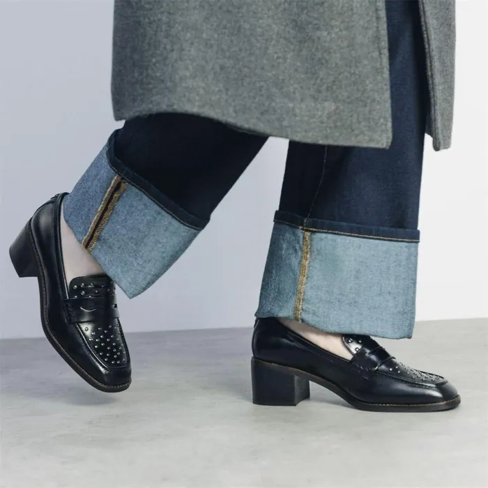 Women Moda In Pelle Casual Shoes Chantily Black Leather