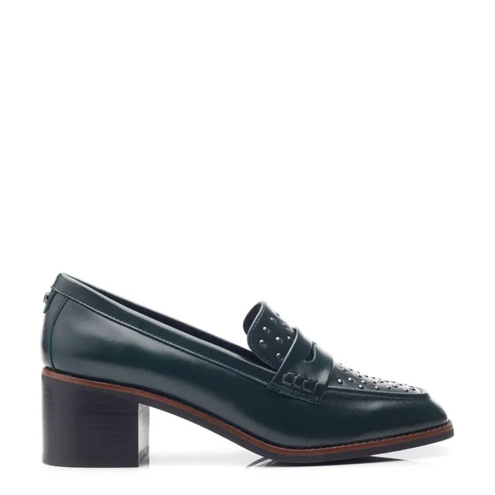 Women Moda In Pelle Casual Shoes Chantily Green Leather