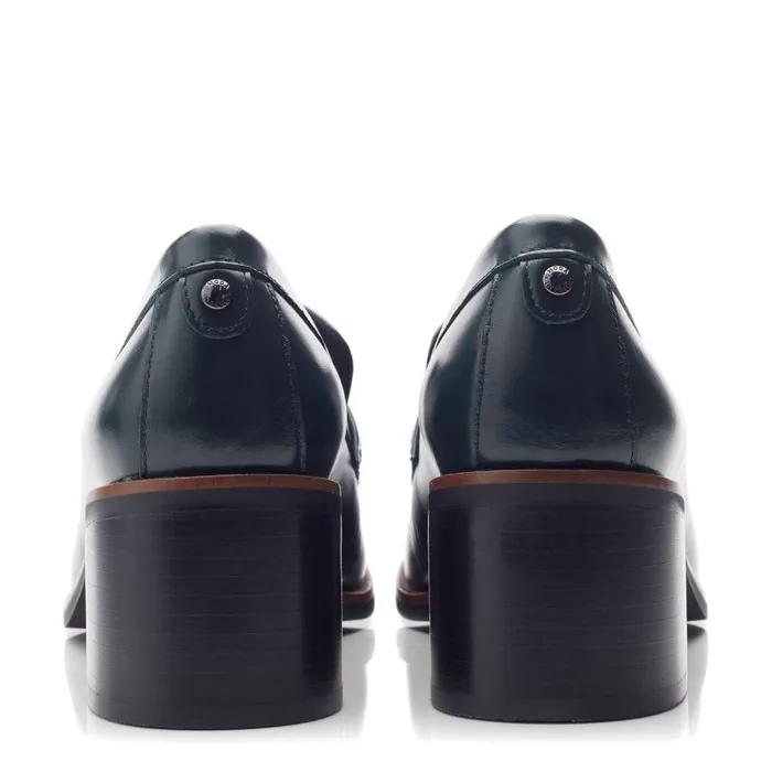 Women Moda In Pelle Casual Shoes Chantily Green Leather
