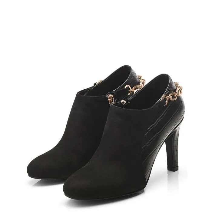 Women Moda In Pelle Court Shoes Kaiyana Black Alcantara