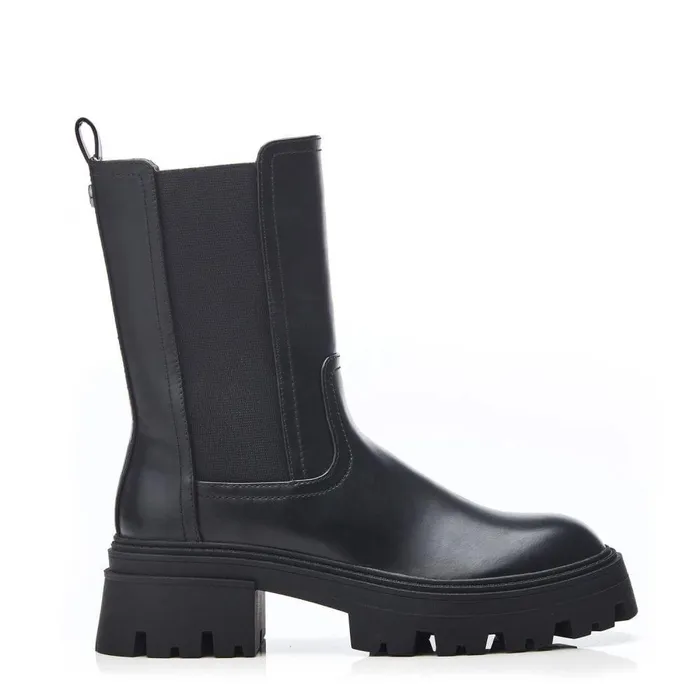 Women Moda In Pelle MidCalf Boots Ashlynn Black Porvair