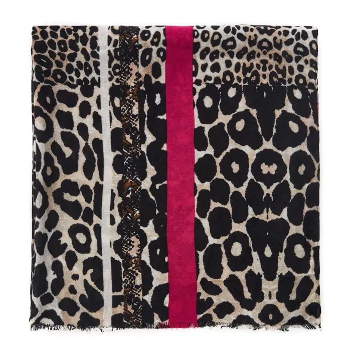 Women Moda In Pelle Scarves Elsiescarf Fuschia Textile Women Moda In Pelle Scarves Elsiescarf Fuschia Textile