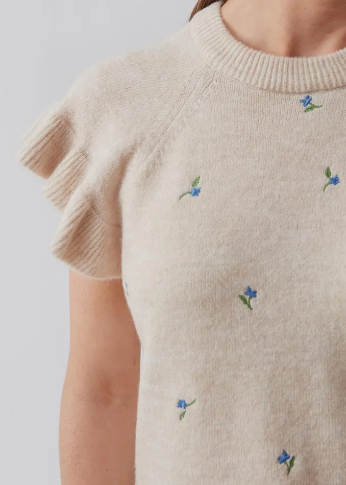 Women Modstrm Blouses and Knitwear OlavMD Vest Cream Milk Women Modstrm Blouses and Knitwear OlavMD Vest Cream Milk