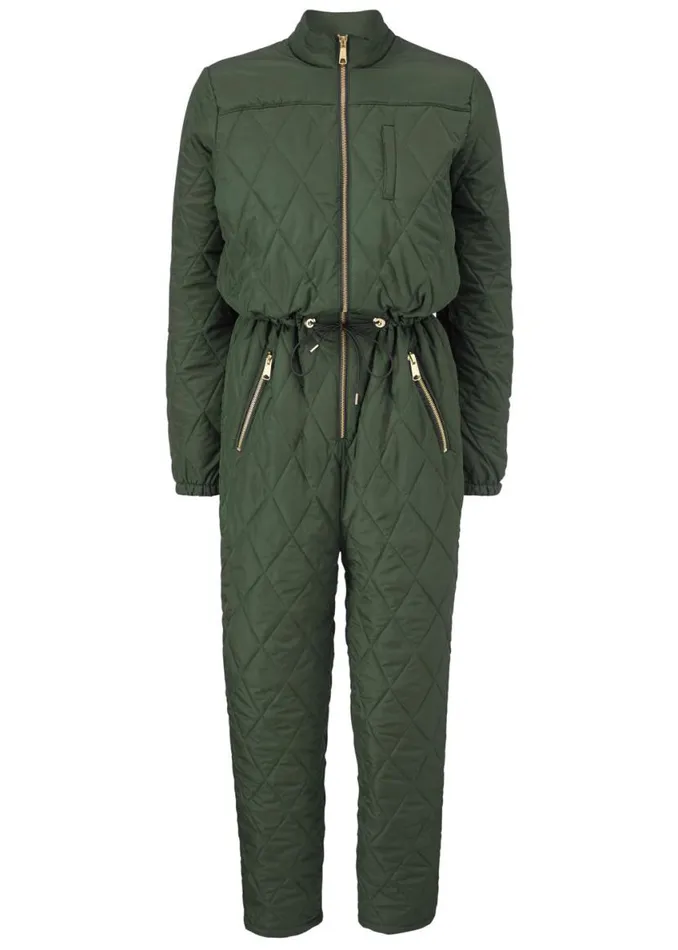 Women Modstrm Coats and Jackets Krystal Padded Jumpsuit Dark Army