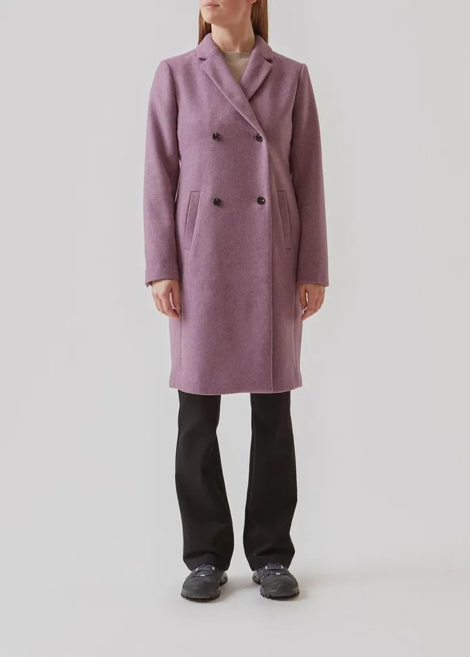 Women Modstrm Coats and Jackets Odelia Coat Pale Grape
