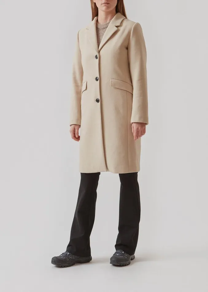 Women Modstrm Coats and Jackets Pamela Coat Summer Sand