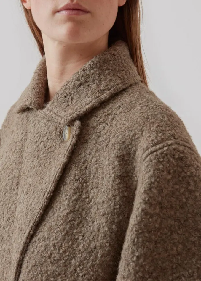Women Modstrm Coats and Jackets SallieMD Coat Espresso Melange Women Modstrm Coats and Jackets SallieMD Coat Espresso Melange