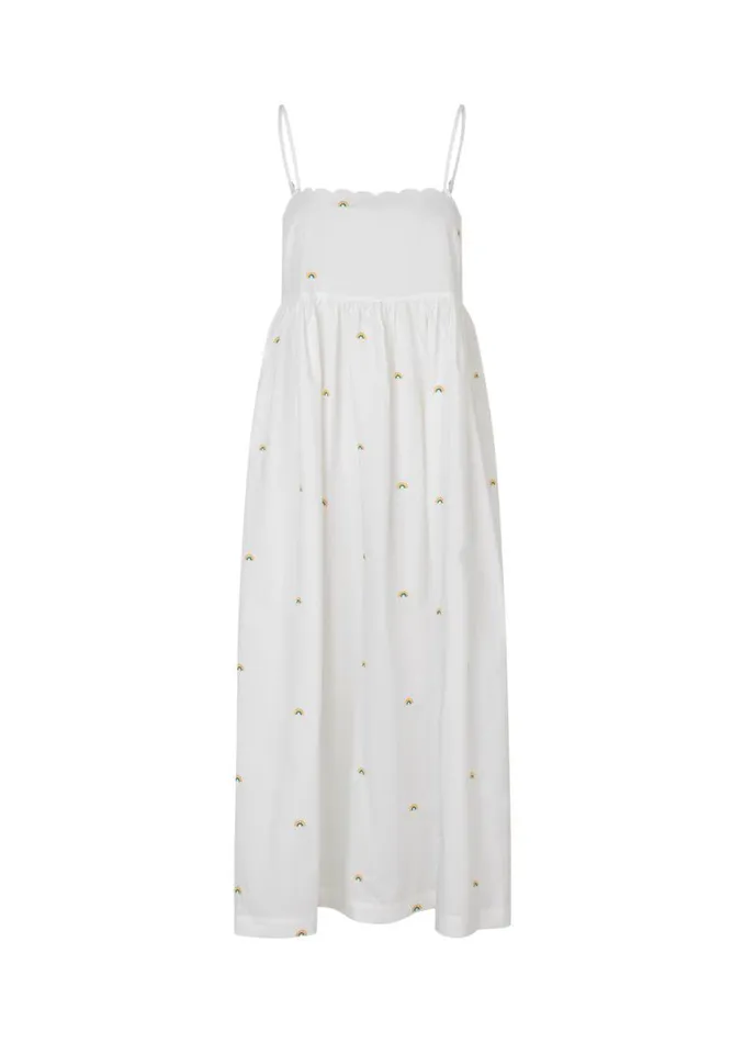 Women Modstrm Dresses PernilleMD Strap Dress Soft White Women Modstrm Dresses PernilleMD Strap Dress Soft White