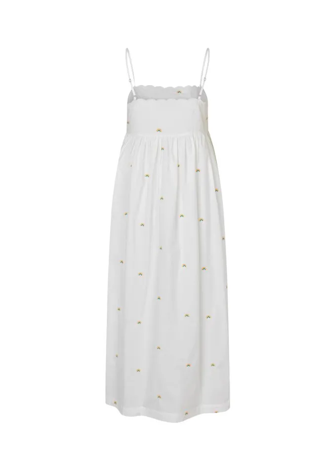Women Modstrm Dresses PernilleMD Strap Dress Soft White Women Modstrm Dresses PernilleMD Strap Dress Soft White