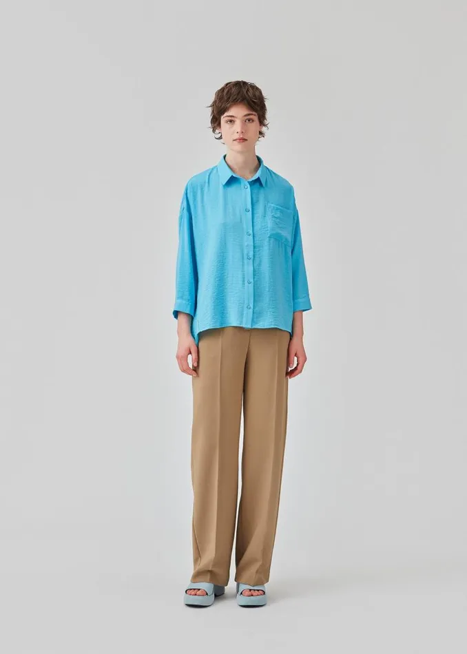 Women Modstrm Shirts Alexis Shirt Pool Blue