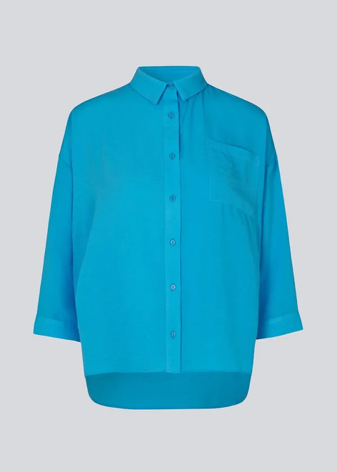 Women Modstrm Shirts Alexis Shirt Pool Blue Women Modstrm Shirts Alexis Shirt Pool Blue