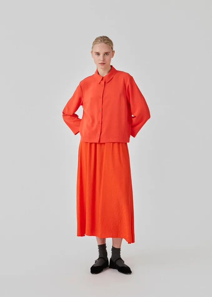 Women Modstrm Shirts FredaMD Shirt Bright Cherry