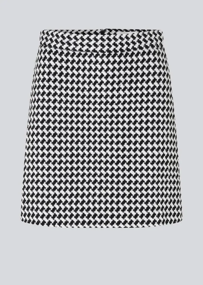 Women Modstrm Skirts BadiaMD Skirt Black White Check Women Modstrm Skirts BadiaMD Skirt Black White Check