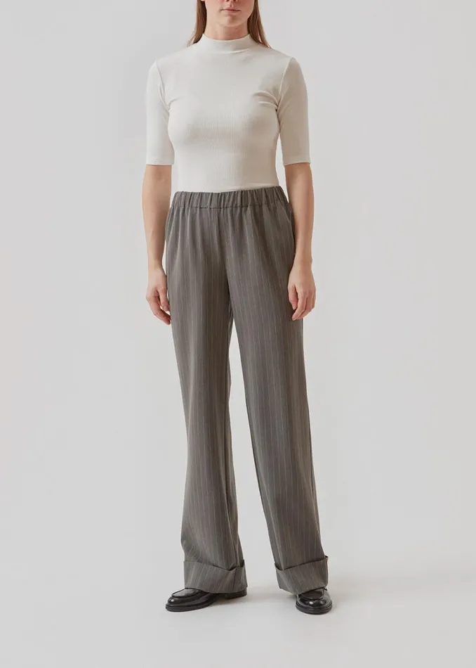 Women Modstrm Suits AbrahamMD Pants Grey Pinstripe Women Modstrm Suits AbrahamMD Pants Grey Pinstripe