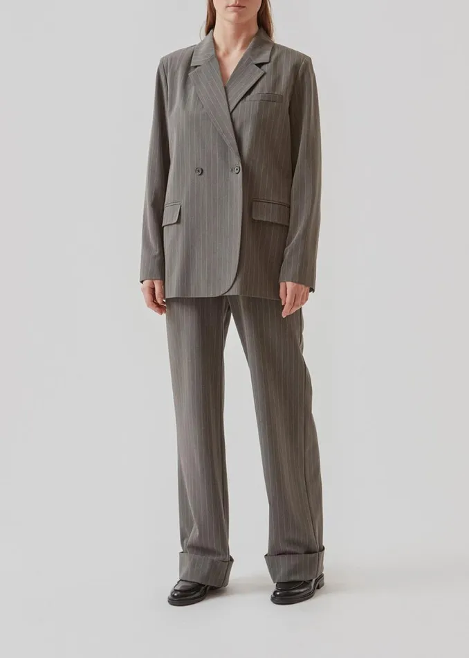 Women Modstrm Suits AbrahamMD Pants Grey Pinstripe Women Modstrm Suits AbrahamMD Pants Grey Pinstripe