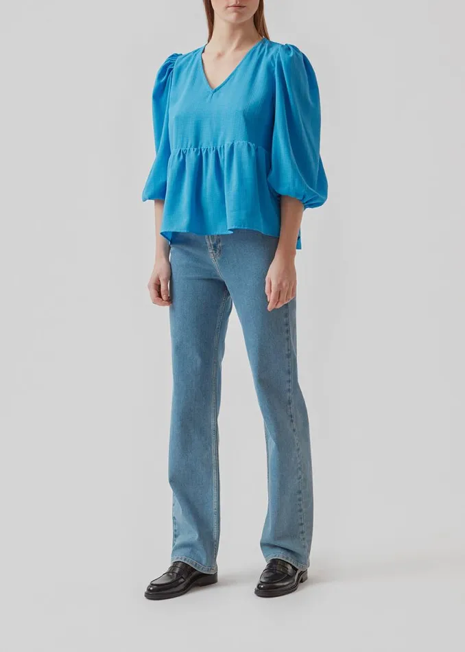 Women Modstrm Tops AshaMD Top Malibu Blue