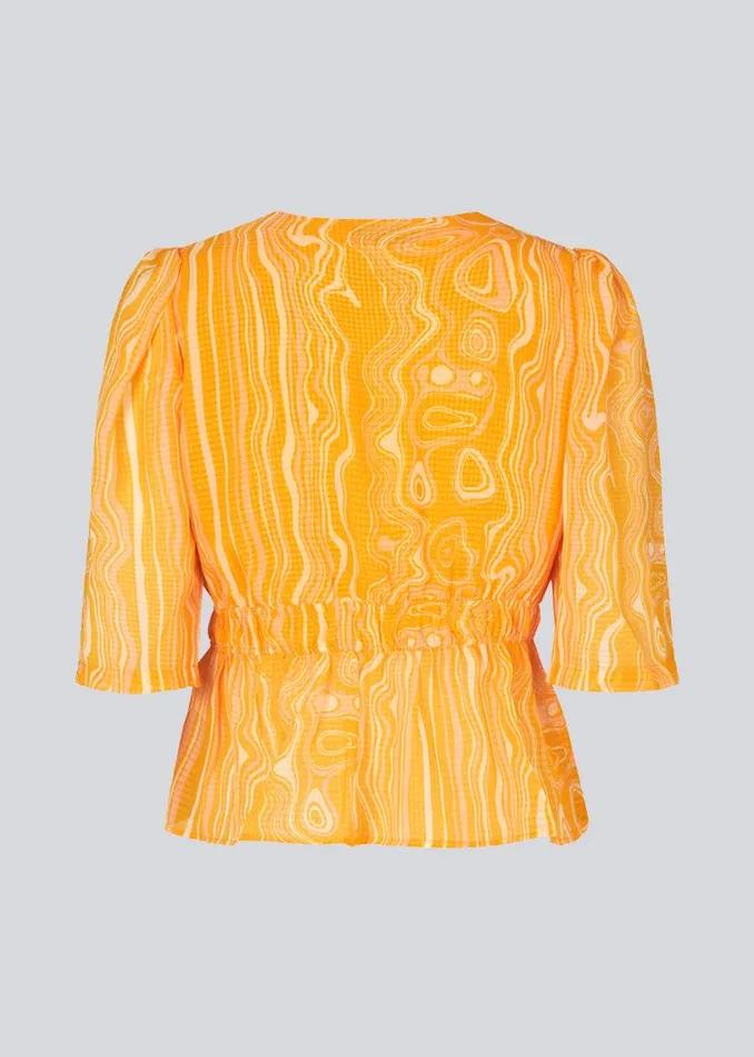 Women Modstrm Tops DonteMD Print Top Peachy Swirl Women Modstrm Tops DonteMD Print Top Peachy Swirl