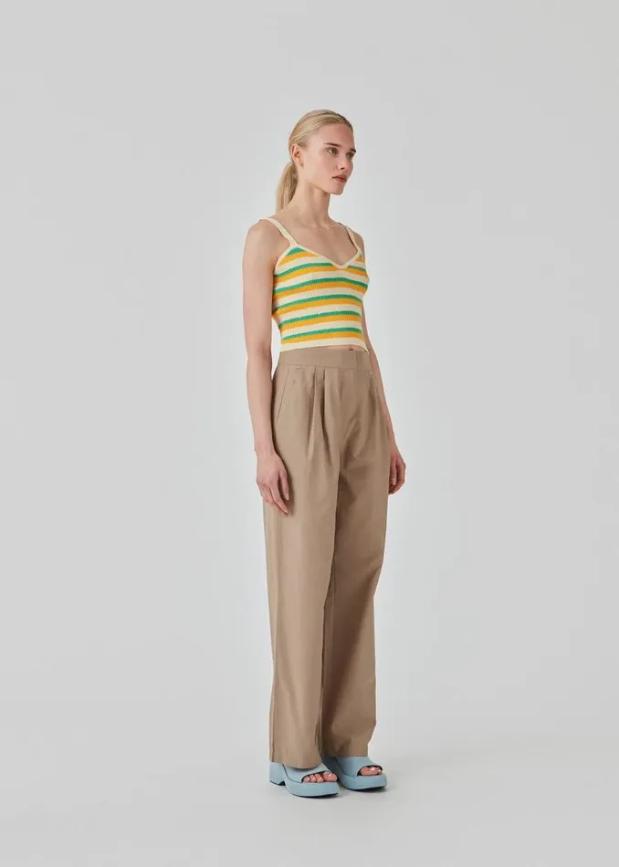 Women Modstrm Tops DorisMD Top Jade Gold Stripe