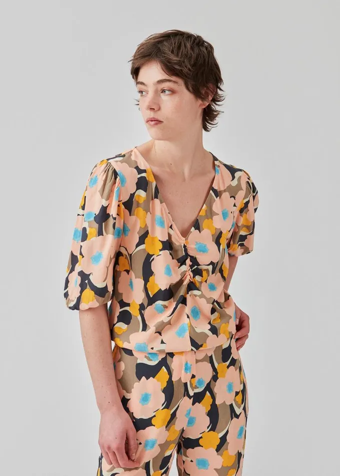 Women Modstrm Tops DustinMD Print Top Sunset Bouquet