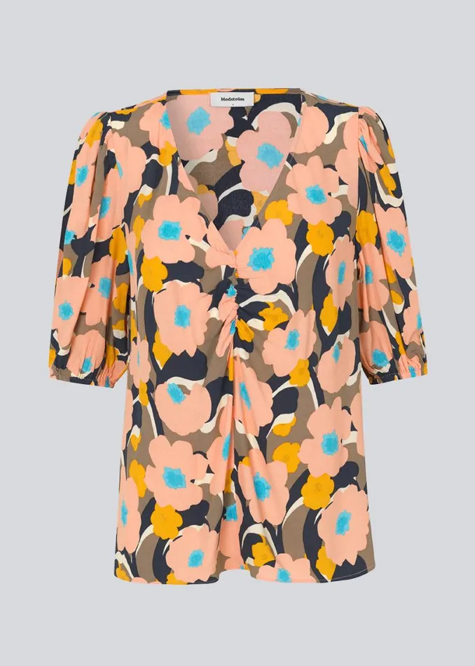 Women Modstrm Tops DustinMD Print Top Sunset Bouquet Women Modstrm Tops DustinMD Print Top Sunset Bouquet