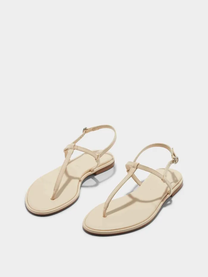 Women Nala Leather ToePost Sandals Aeyde Flat Sandals