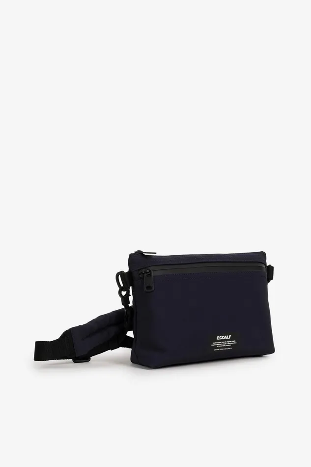 Women Navy Blue Lupita Shoulder Bag Ecoalf Handbags
