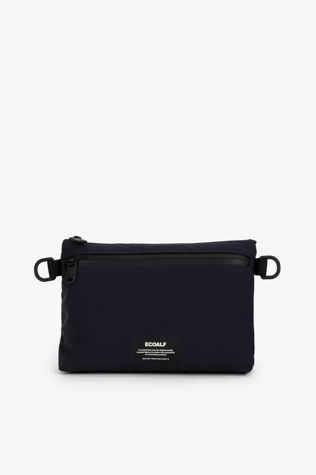 Women Navy Blue Lupita Shoulder Bag Ecoalf Handbags