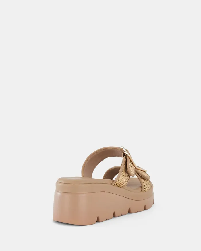 Women NOVO Shoes BINGO RAFFIA Wedges