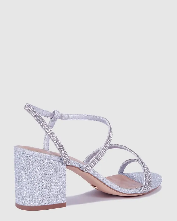 Women NOVO Shoes PRAISE SILVER Party