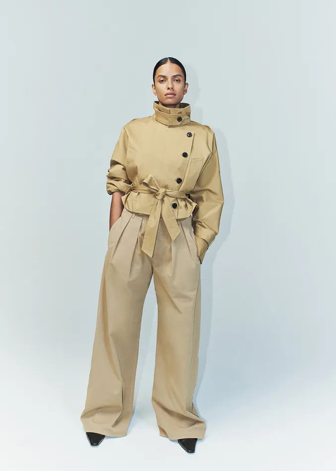Women Pants Citizens Of Humanity Petra Pleated Trouser In Nano