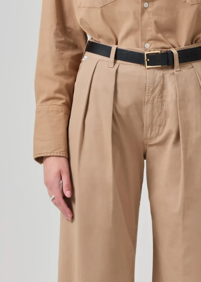 Women Pants Citizens Of Humanity Petra Pleated Trouser In Nano