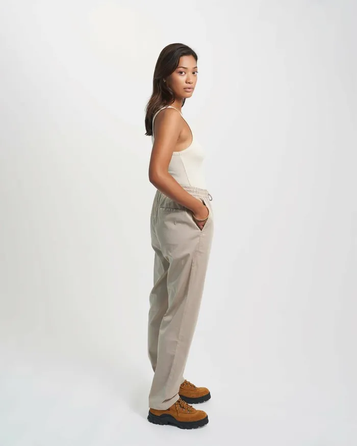 Women Pants Colorful Standard Organic Twill Pants Oyster Grey