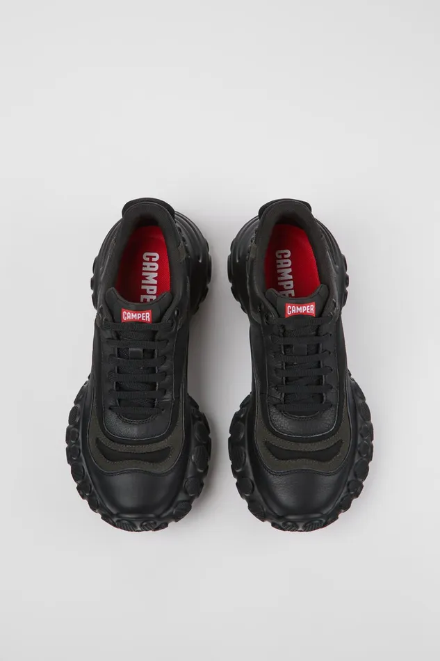 Women Pelotas Mars Black TextileLeather Sneaker Camper Sneakers Women Pelotas Mars Black TextileLeather Sneaker Camper Sneakers