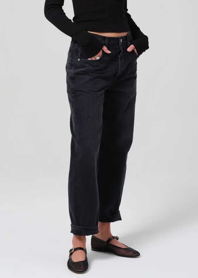 Women Petite Citizens Of Humanity Dahlia Bow Leg Baby Roll In Stonington