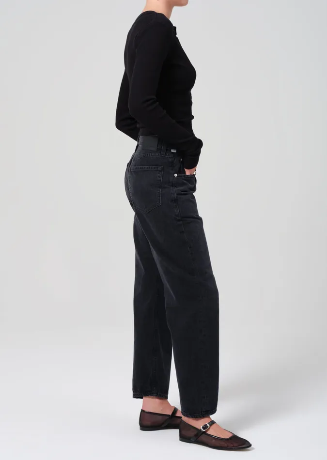 Women Petite Citizens Of Humanity Dahlia Bow Leg Baby Roll In Stonington