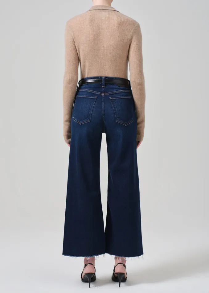 Women Petite Citizens Of Humanity Petite Lyra Wide Leg Crop In Lotus