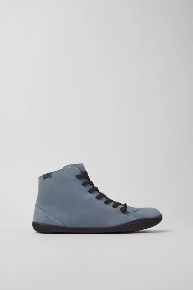 Women Peu Gray Nubuck Ankle Boots Camper Ankle Boots Women Peu Gray Nubuck Ankle Boots Camper Ankle Boots