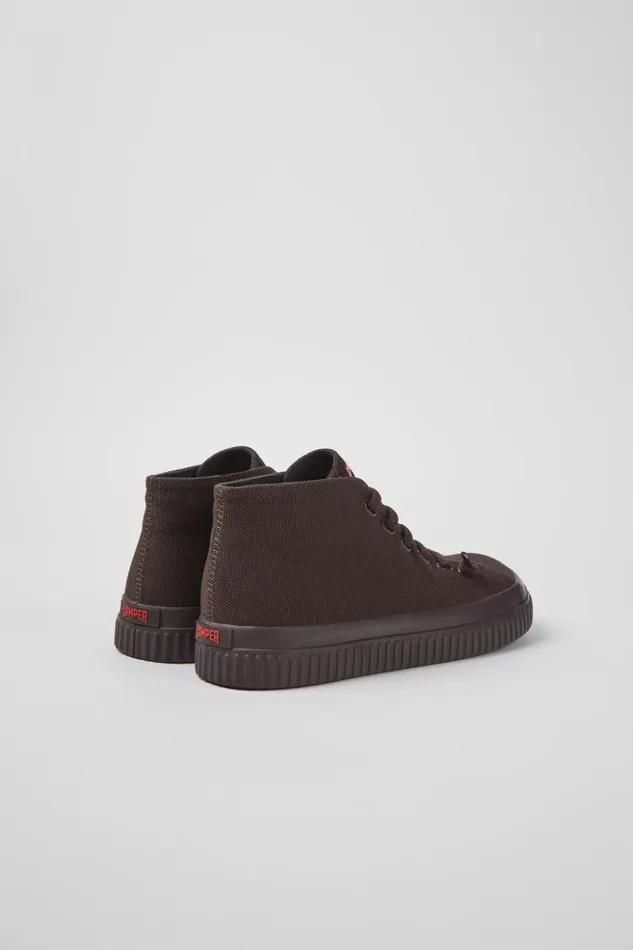Women Peu Roda Burgundy Recycled Cotton Sneakers Camper Ankle Boots Women Peu Roda Burgundy Recycled Cotton Sneakers Camper Ankle Boots