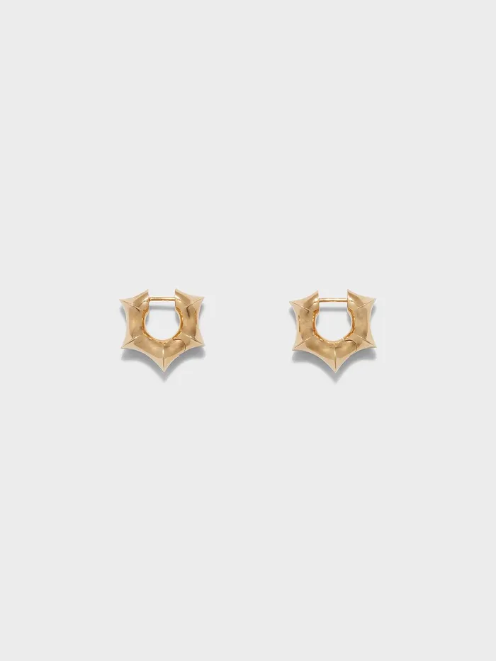 Women Phoenix 18kt GoldPlated Hoop Earrings Aeyde Earrings