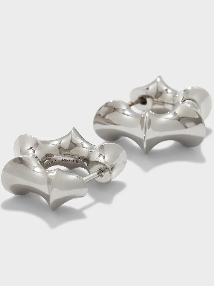 Women Phoenix PalladiumPlated Hoop Earrings Aeyde Earrings