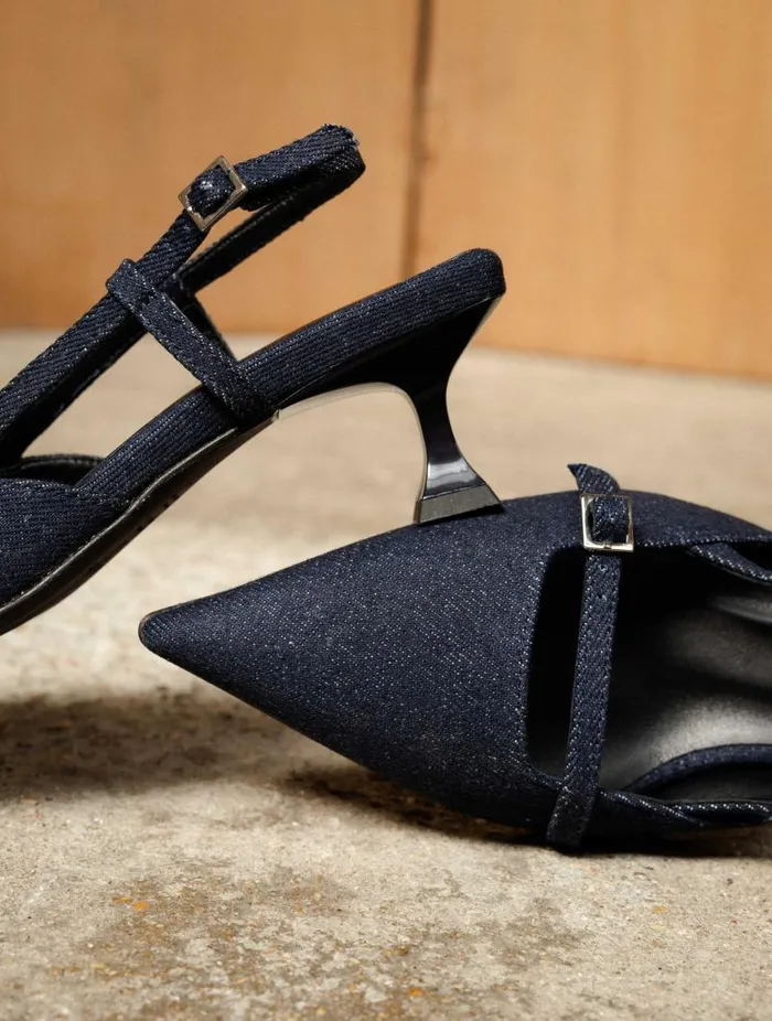 Women Pumps and Mary Janes Bobbies Reem Raw Denim Women Pumps and Mary Janes Bobbies Reem Raw Denim