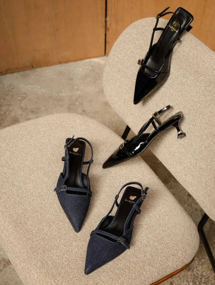Women Pumps and Mary Janes Bobbies Reem Raw Denim Women Pumps and Mary Janes Bobbies Reem Raw Denim