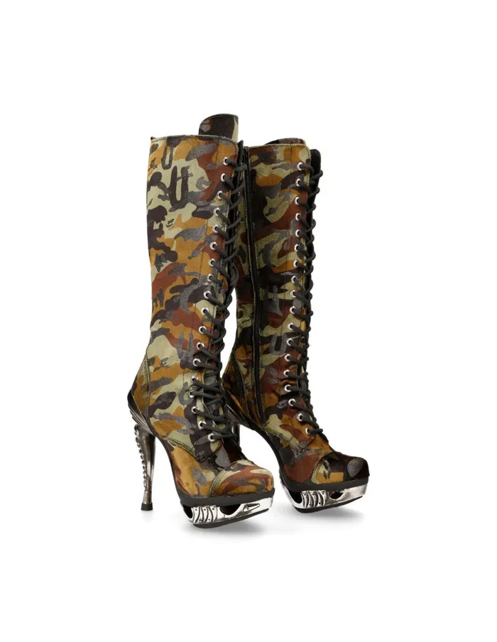 Women Punk MMag027V1 New Rock High Heels