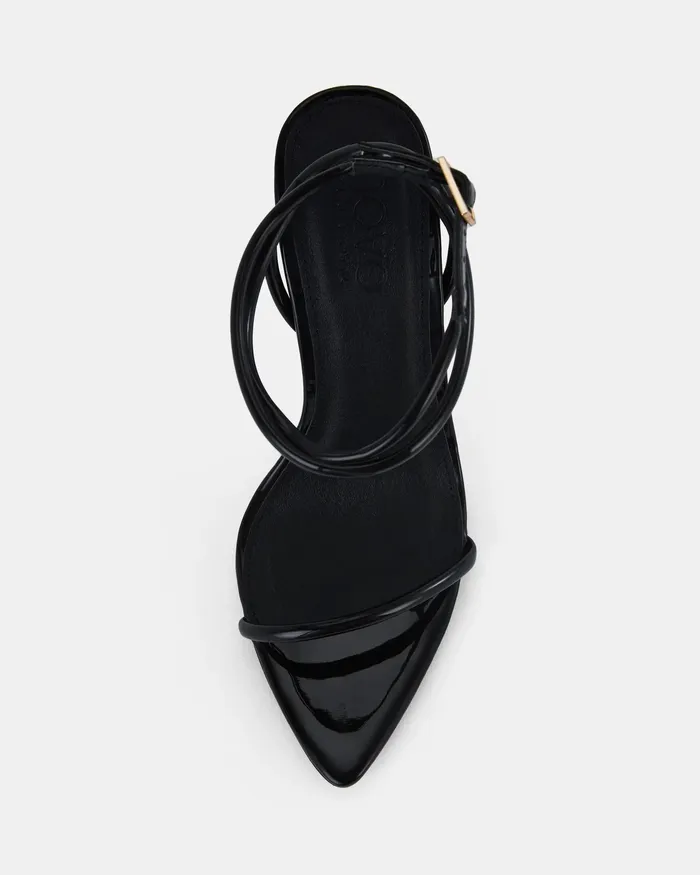 Women PURPOSE MT BLACK Closed Toe Heels Party NOVO Shoes