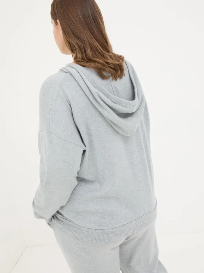 Women Pyjamas and Nightwear Fat Face Hannah Grey Lounge Top