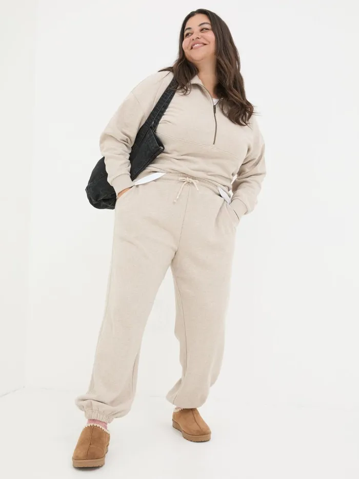 Women Pyjamas and Nightwear Fat Face Natural 100 Cotton Soft Lounge Bottom Pyjamas