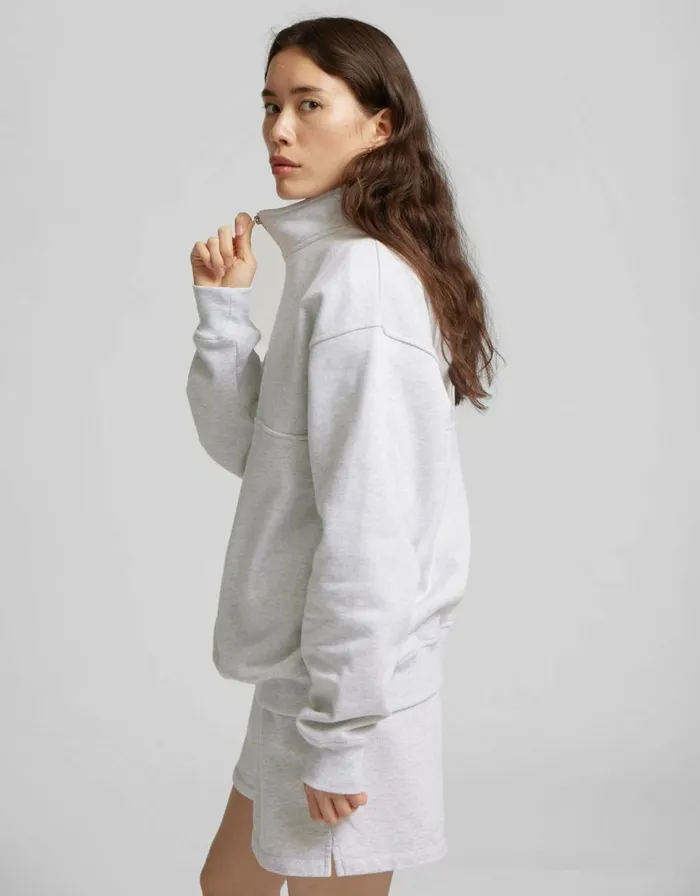 Women Quarter Zips Colorful Standard Organic Quarter Zip Soft Yellow