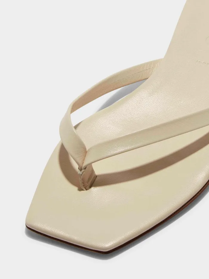 Women Renee Leather ToePost Sandals Aeyde Flat Sandals