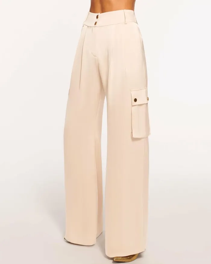 Women Rumer Wide Leg Cargo Pant True Blue Ramy Brook Pants